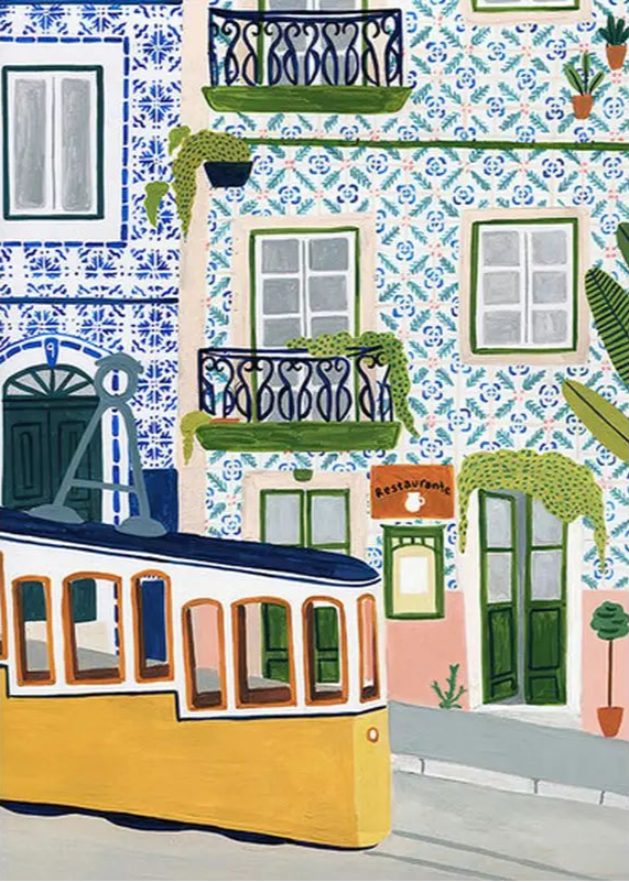 🎨 Kit de peinture par numéros — "Lisbonne"