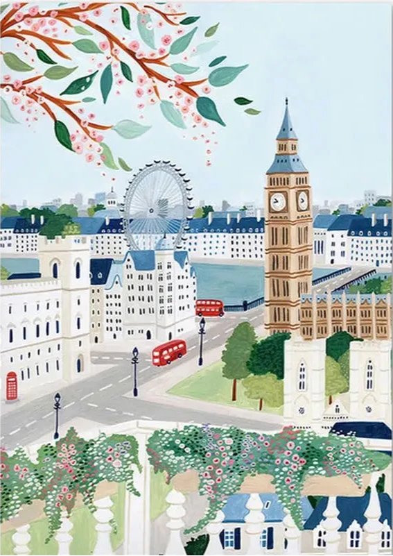 🎨 Kit de peinture par numéros — "Londres"