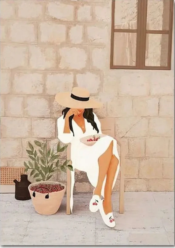 🎨 Kit de peinture par numéros — "Goûter d'été"