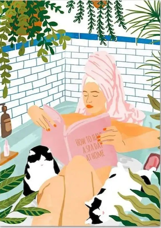 🎨 Kit de peinture par numéros — "La baigneuse"