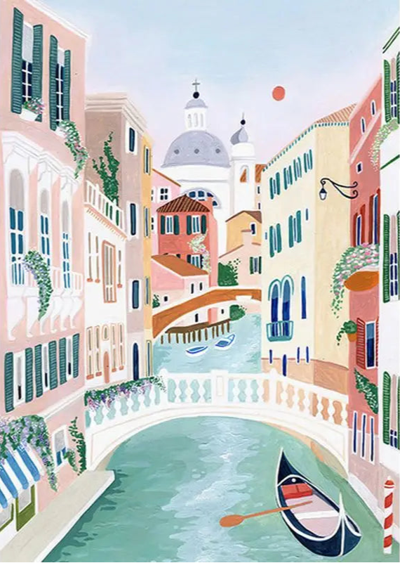 🎨 Kit de peinture par numéros — "Venise"