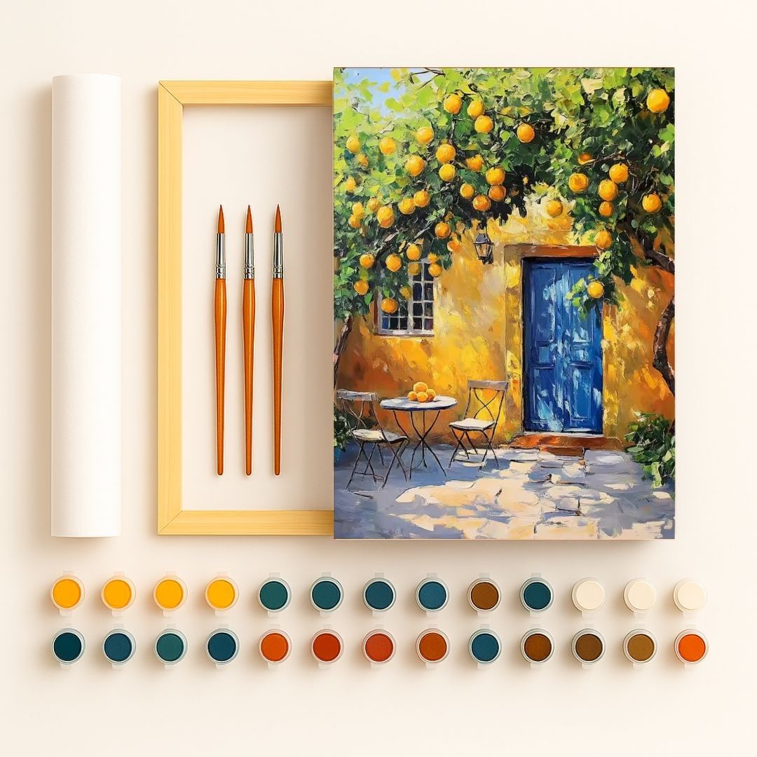 🎨 Kit de peinture par numéros — "Provence Française"