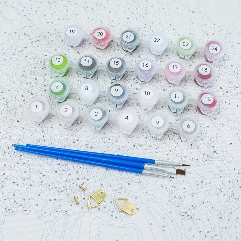 🎨 Kit de peinture par numéros personnalisé
