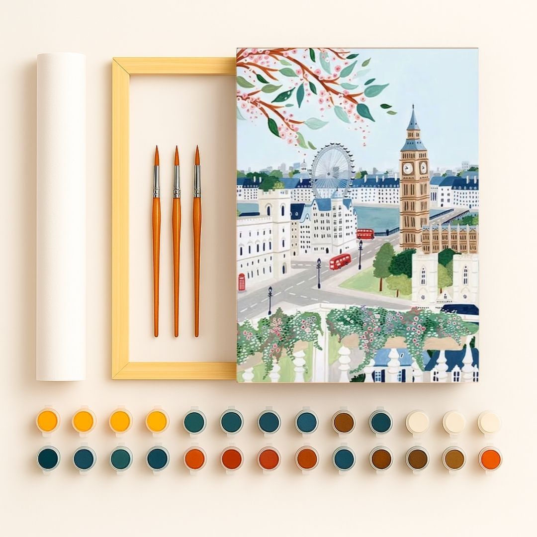 🎨 Kit de peinture par numéros — "Londres"