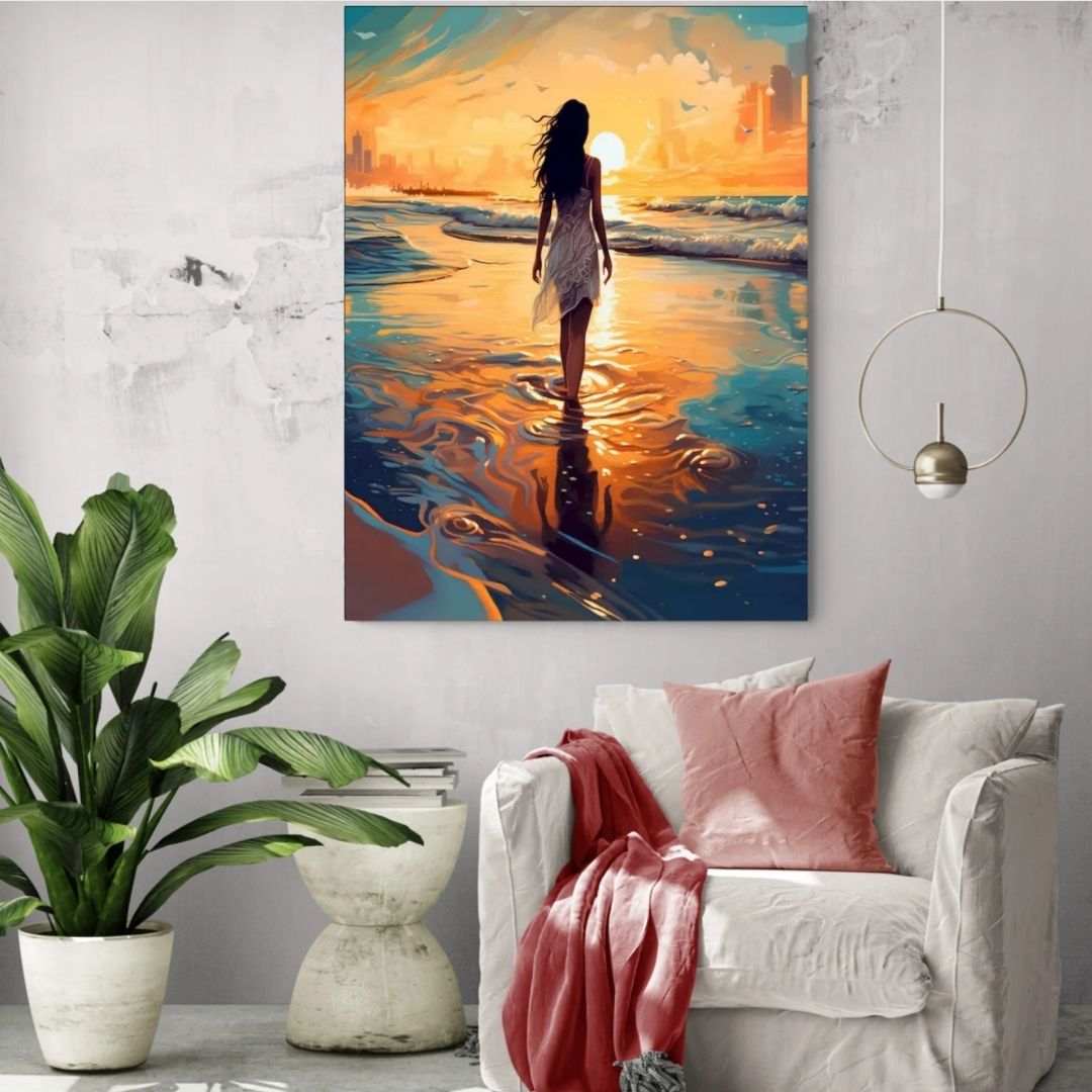 🎨 Kit de peinture par numéros — "La promesse du soir"