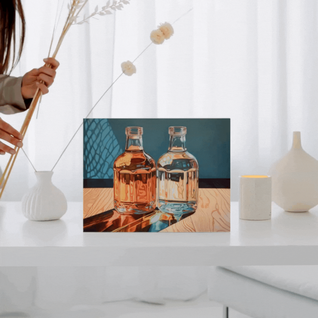 🎨 Kit de peinture par numéros — "Lumière en bouteille"
