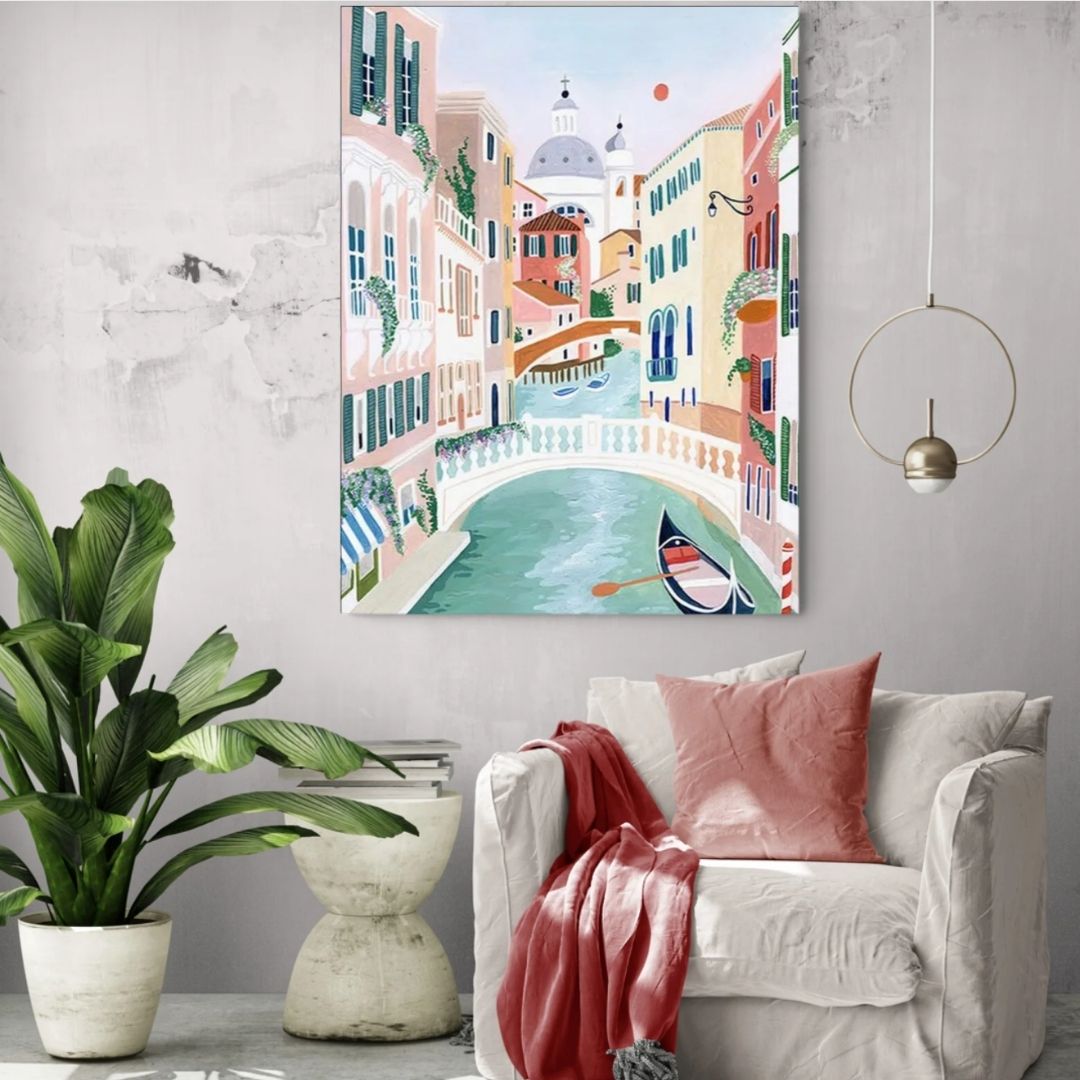 🎨 Kit de peinture par numéros — "Venise"