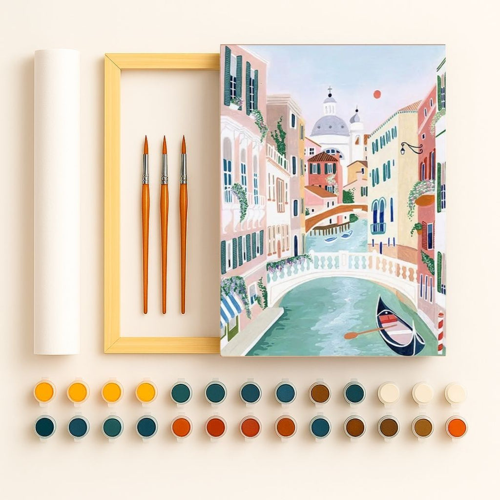 🎨 Kit de peinture par numéros — "Venise"