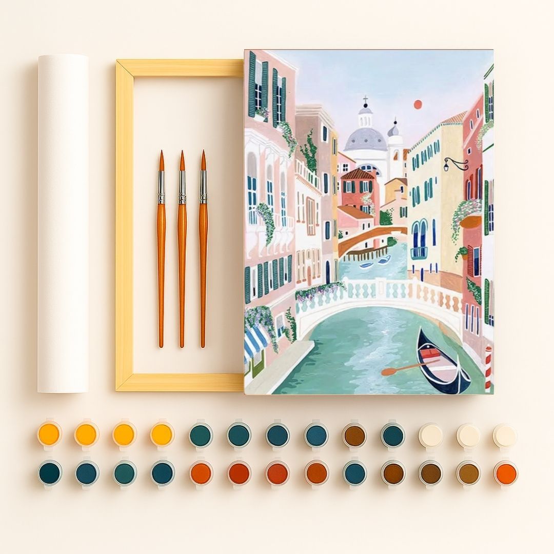 🎨 Kit de peinture par numéros — "Venise"