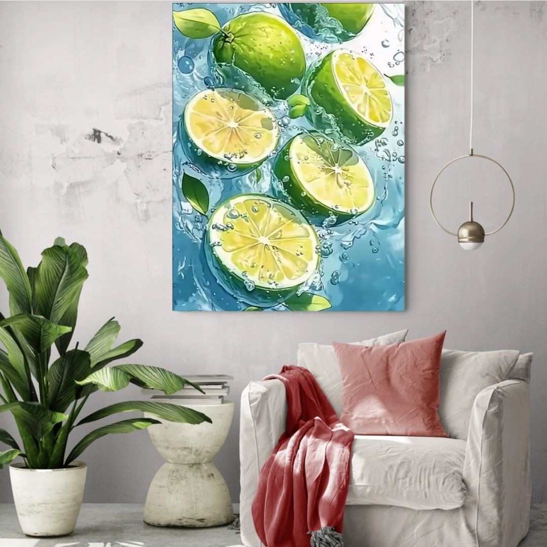 🎨 Kit de peinture par numéros — "Zestes d'eau"