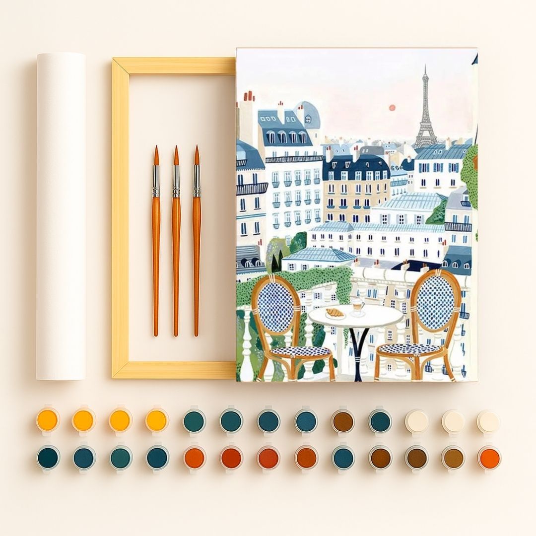 🎨 Kit de peinture par numéros — "Paris"