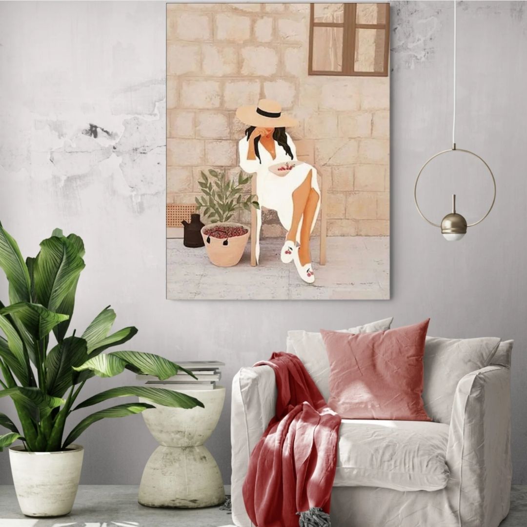 🎨 Kit de peinture par numéros — "Goûter d'été"
